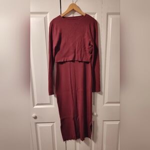 KINDRED BRAVELY 2-in-1 Maternity Nursing Midi Dress (Extra Large)